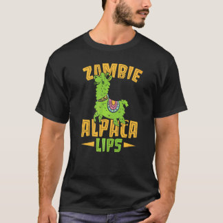 T-shirt Dresseur de Zombie Alpacalèvres Lama Alpaca