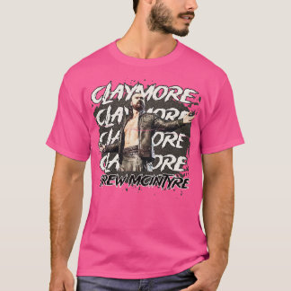 T-shirt Drew Mcintyre Claymore
