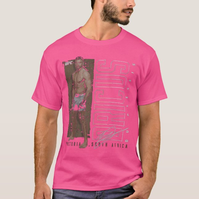 T-shirt Dricus Du Plessis Afrique du Sud Victoire Pose (Devant)