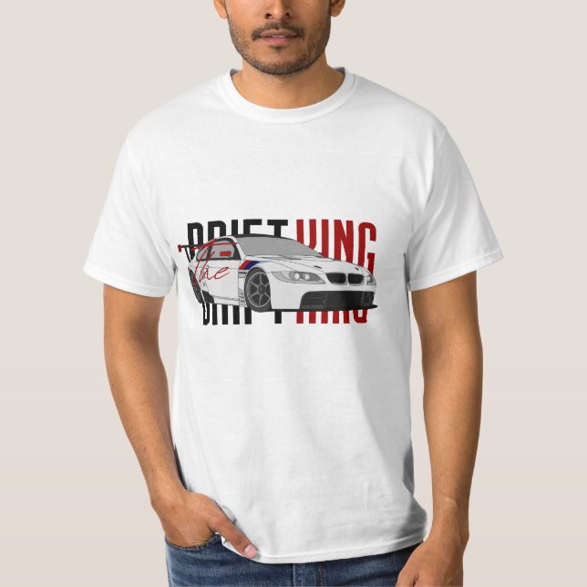 T-shirt Drifting Machine – Speed & Smoke t shirte  (Devant)