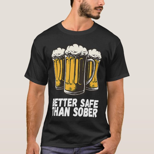 T-shirt Drinking Beer  Beer For Men  Beer (Devant)