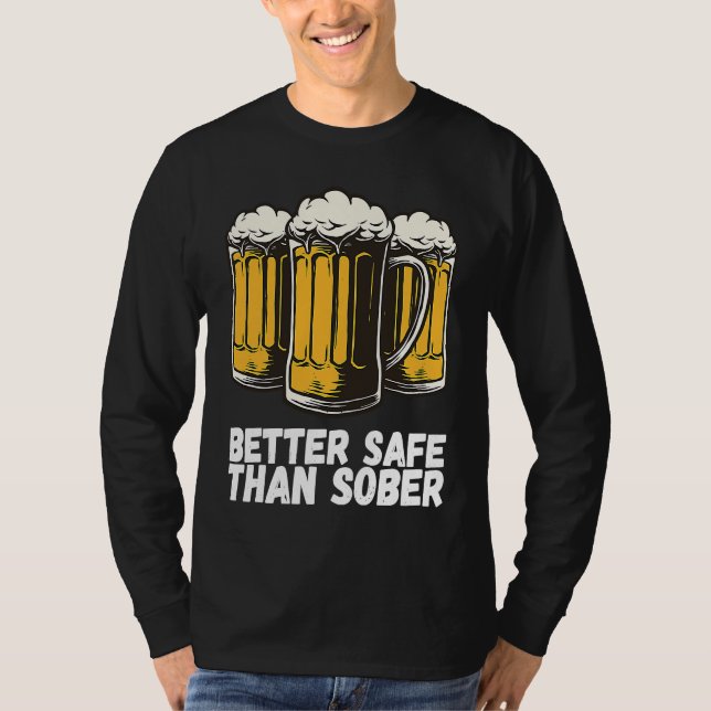 T-shirt Drinking Beer  Beer For Men  Beer (Devant)