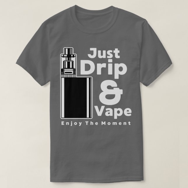 T-SHIRT DRIP ET VAPE (Design devant)