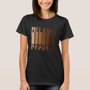 T-shirt Drippin Melanin Femmes Fierté Histoire noire Junet