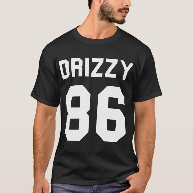 T-shirt Drizzy Drake imprimant l'avant du coton Drake (Devant)