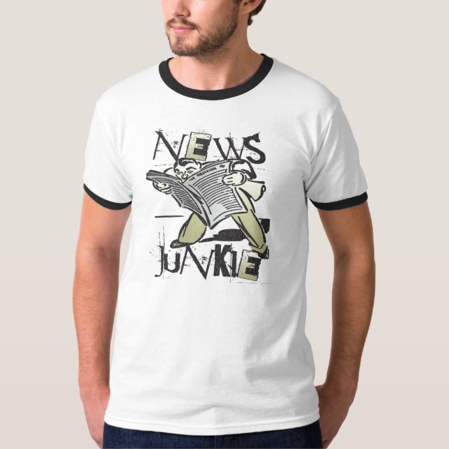 T-shirt Drogué de nouvelles (Devant)