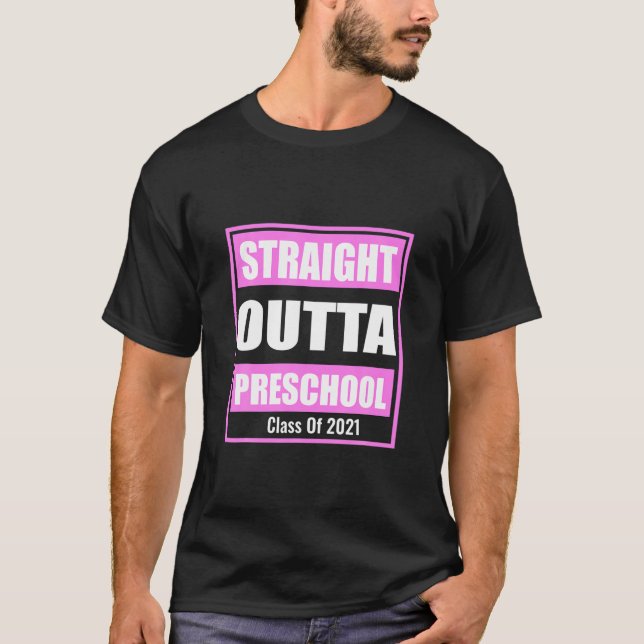 T-shirt Droit À L'Extérieur De L'École Préscolaire - Class (Devant)