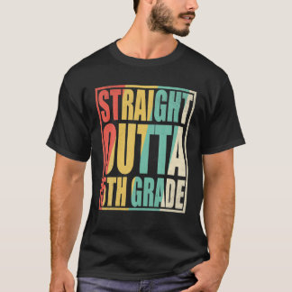 T-shirt Droit Au-Delà De 5Ème Année Graduation 2021 Classe