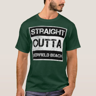 T-shirt Droit Deerfield Beach ville Floride Vintag