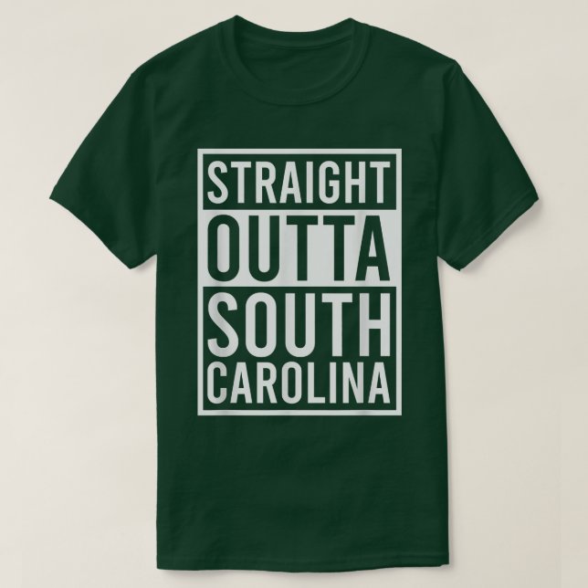 T-shirt Droit devant la Caroline du Sud City SC Amusement  (Design devant)