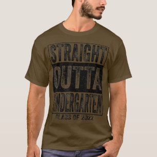 T-shirt Droit devant la maternelle Diplômée 22 Funny Clas