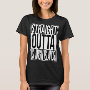 T-shirt Droit devant les îles Vierges américaines