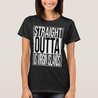 T-shirt Droit devant les îles Vierges américaines