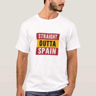T-shirt Droit devant l'Espagne
