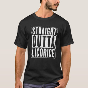 T-shirt Droit devant Licorice Vintage déprimée drôle