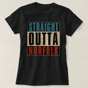 T-shirt Droit devant Norfolk Virginia VA