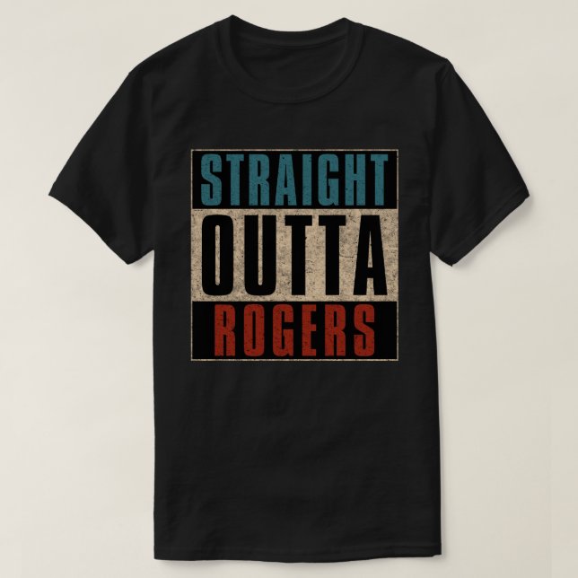 T-shirt Droit devant Rogers Arkansas AR (Design devant)