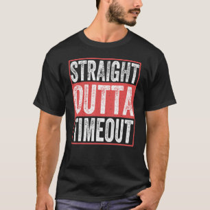 T-shirt Droit devant Timeout Enfants Enfants Enfants Enfan