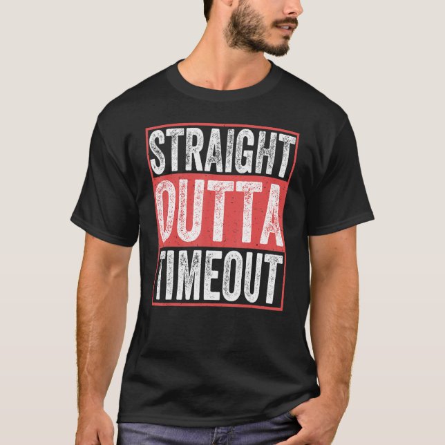 T-shirt Droit devant Timeout Enfants Enfants Enfants Enfan (Devant)