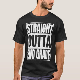 T-shirt Droit En Dehors 2E Classe D'École Deuxième Gr