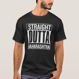 T-shirt Droit en dehors de Maharashtra Fier État d'origine