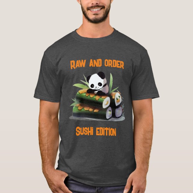 T-shirt Droit et ordre : Sushi Edition Pun (Devant)