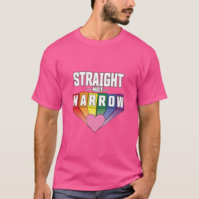 T-shirt Droit non étroit (Devant)