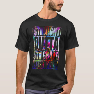 T-shirt Droit Outta 5e année d'études Cinquième année d'ét