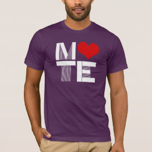 T-SHIRT DROITE DE COEUR DE SOULMATE - BLANC - .PNG