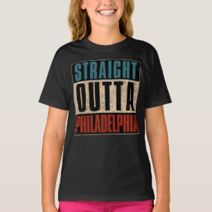 T-shirt Droite en direction de Philadelphie Pennsylvanie P