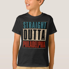 T-shirt Droite en direction de Philadelphie Pennsylvanie P
