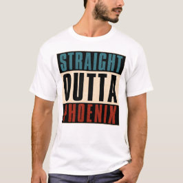 T-shirt Droite en direction de Phoenix Arizona AZ USA