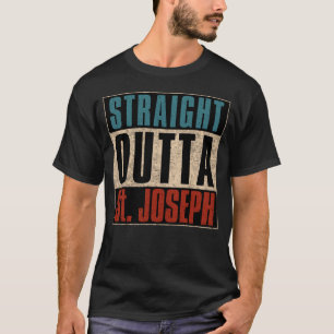 T-shirt Droite en direction de St. Joseph Missouri MO