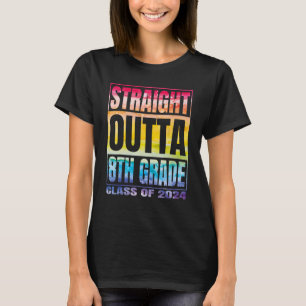 T-shirt Droite Outta 8e classe de classe 2024 8e classe G