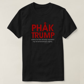 T-shirt Droites de ęr amendement d'atout de Phak