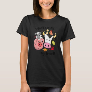 T-shirt Droits animaux contre la cruauté Je ne mange pas m