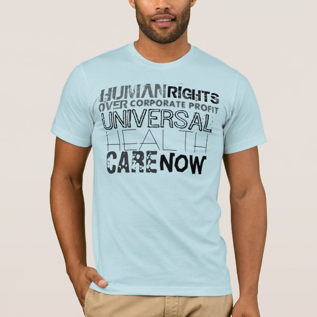 T-shirt Droits de l'homme au-dessus de bénéfice (Devant)