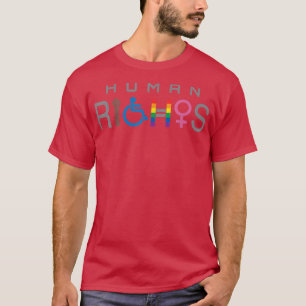 T-shirt Droits De L'Homme Blm Handicapée Lgbt Pour Hommes 