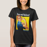 Droits des femmes Rosie Le Riveter Fierce et Fabri