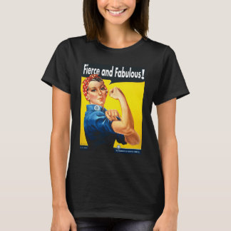 T-shirt Droits des femmes Rosie Le Riveter Fierce et Fabri