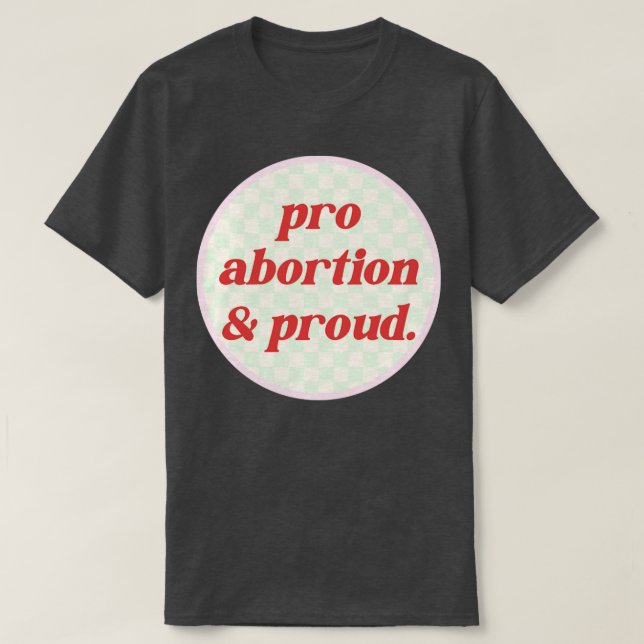 T-shirt Droits reproductifs pour l'avortement (Design devant)