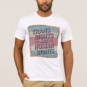 T-shirt droits trans - Vintage