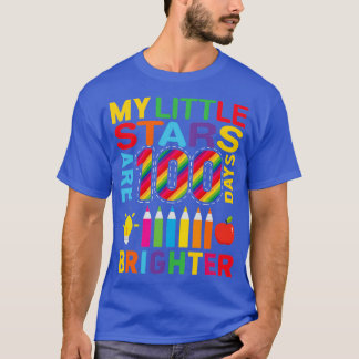 T-shirt Drôle 100 Jours De Citation D'École Mes Petites Ét