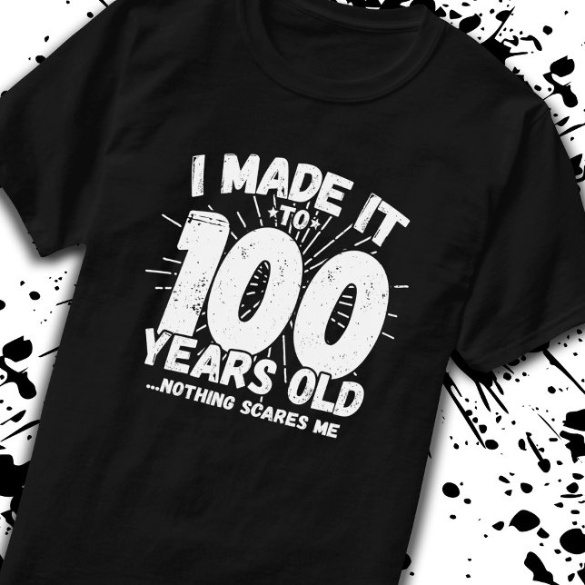 T-shirt Drôle 100e Anniversaire Citation Sarcastique 100 a (Créateur téléchargé)