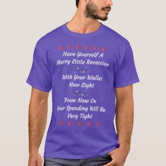 T-shirt Drôle 2022 Récession Joyeux Petite Récession Chris