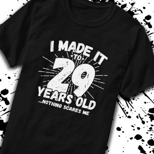 T-shirt Drôle 29e anniversaire Citation Sarcastique 29 ans