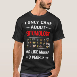 T-shirt Drôle 3 Personnes Entomologie Entomologie Entomolo