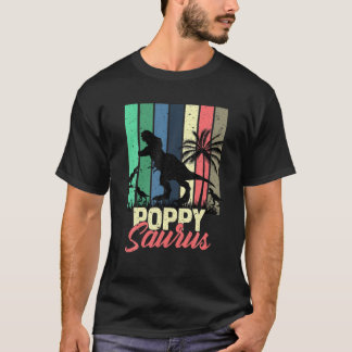 T-shirt Drôle 3 Rex Poppy Saurus Famille Dinosaur Poppysau