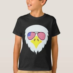 T-shirt Drôle 4 Juillet Hommes Femmes Enfants Aigle Améric