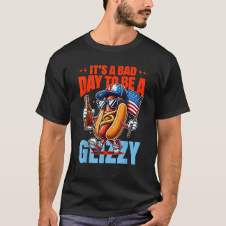 T-shirt Drôle 4 juillet hot Dog Glizzy Hotdog Lover Kids